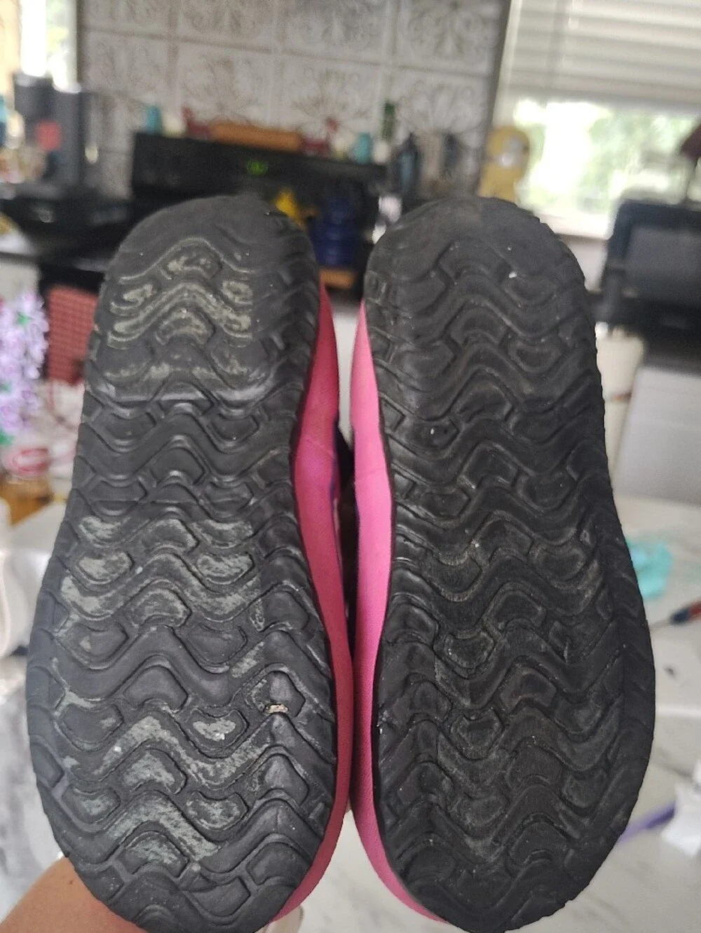 Bogs Purple Pink Floral Rain Boots Size 2